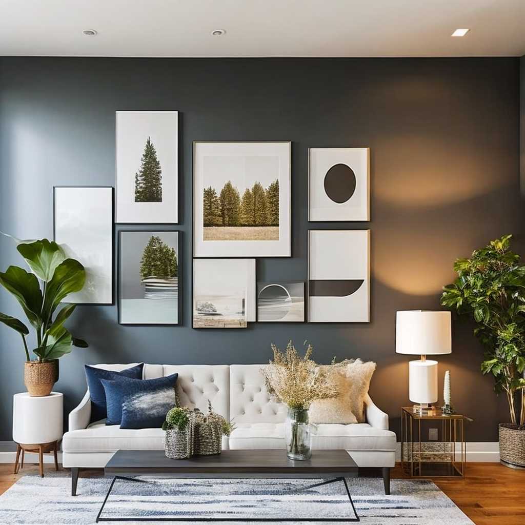 Accent Wall in Living Room