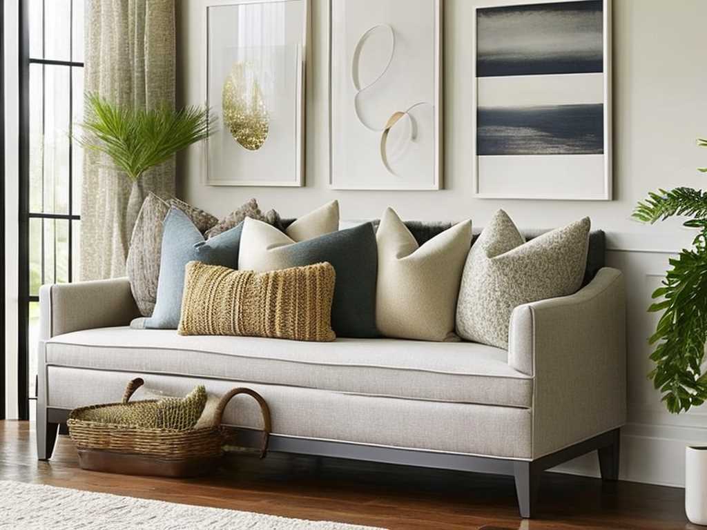 Decorate a Bench in Living Room