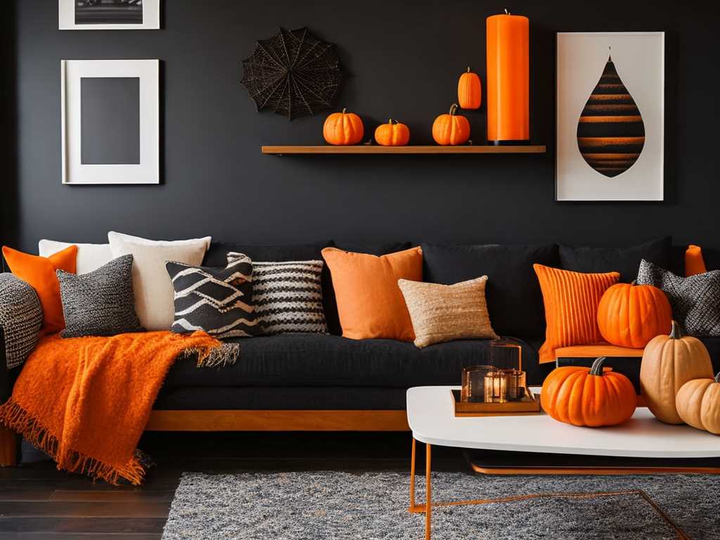 Decorate a Living Room for Halloween