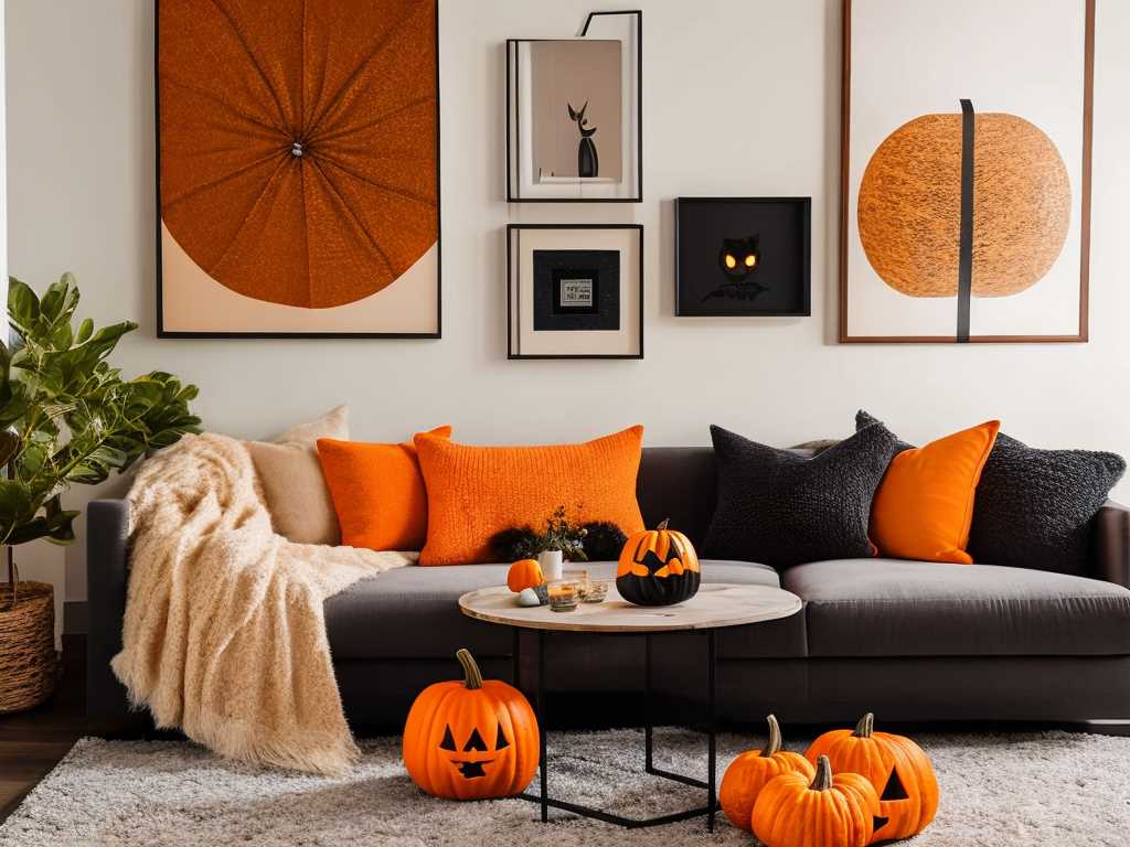 Decorate a Living Room for Halloween