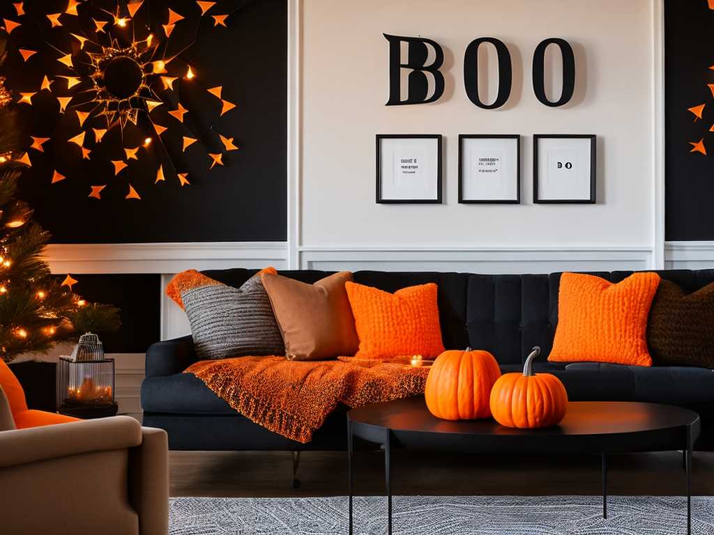 Decorate a Living Room for Halloween