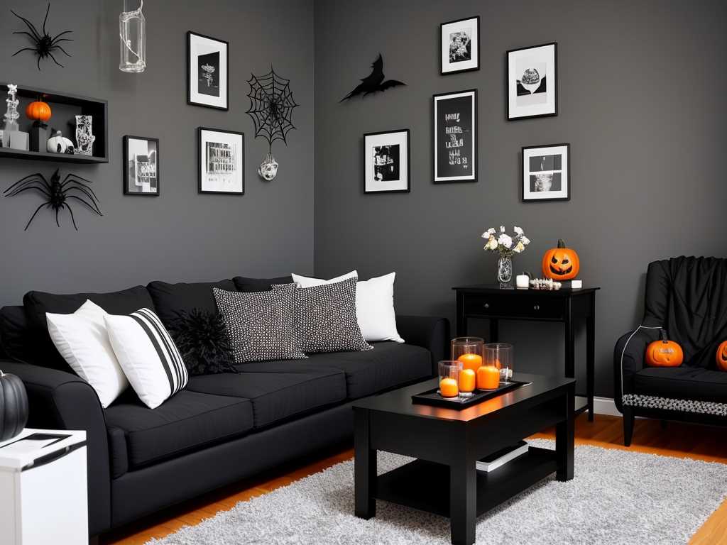 Decorate a Living Room for Halloween