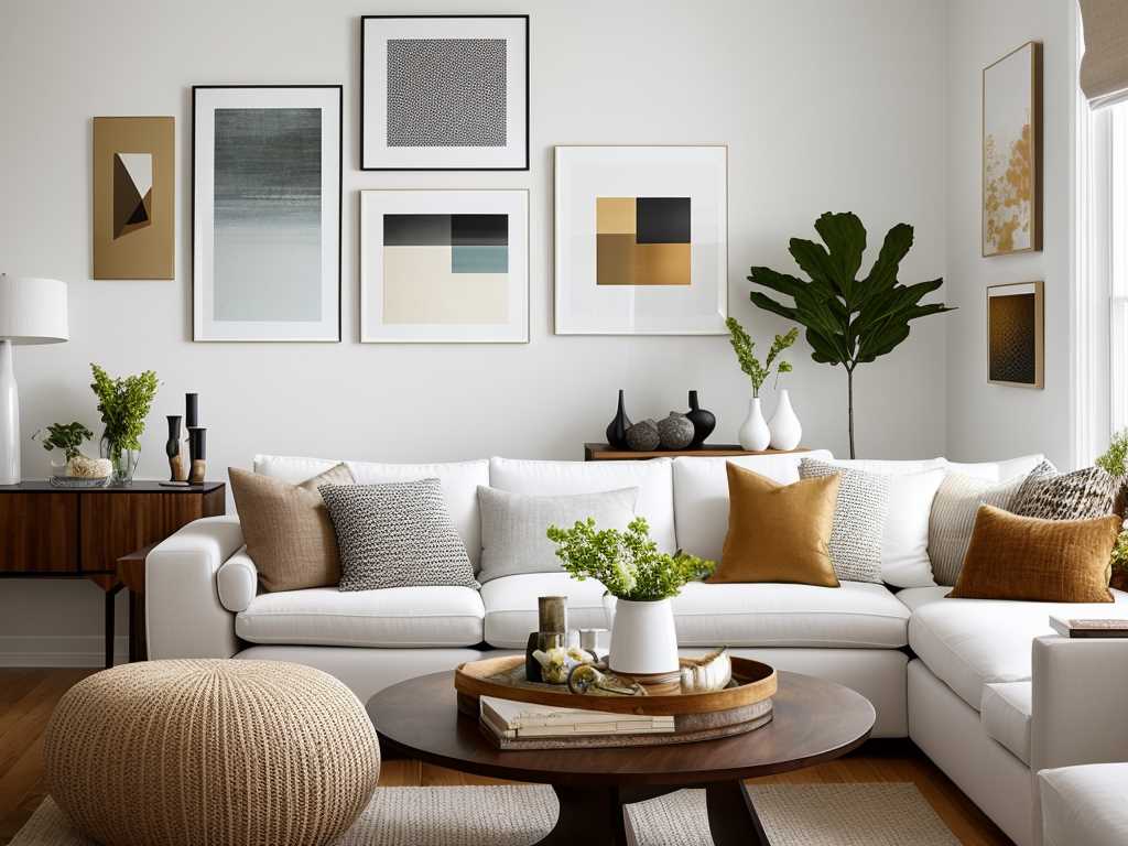 Decorate a White Living Room