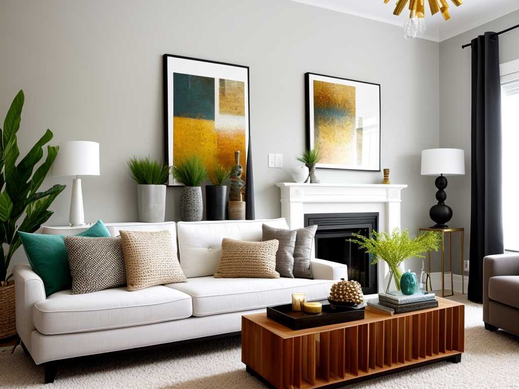 Decorate a White Living Room