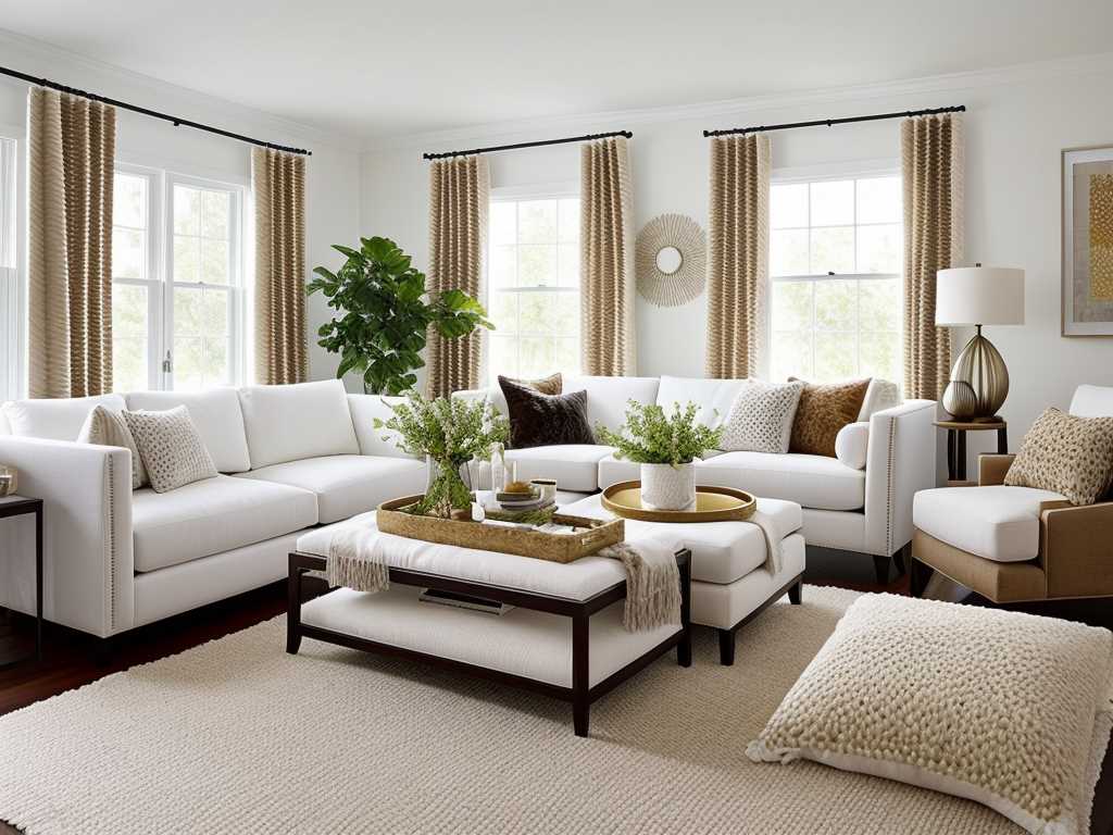 Decorate a White Living Room