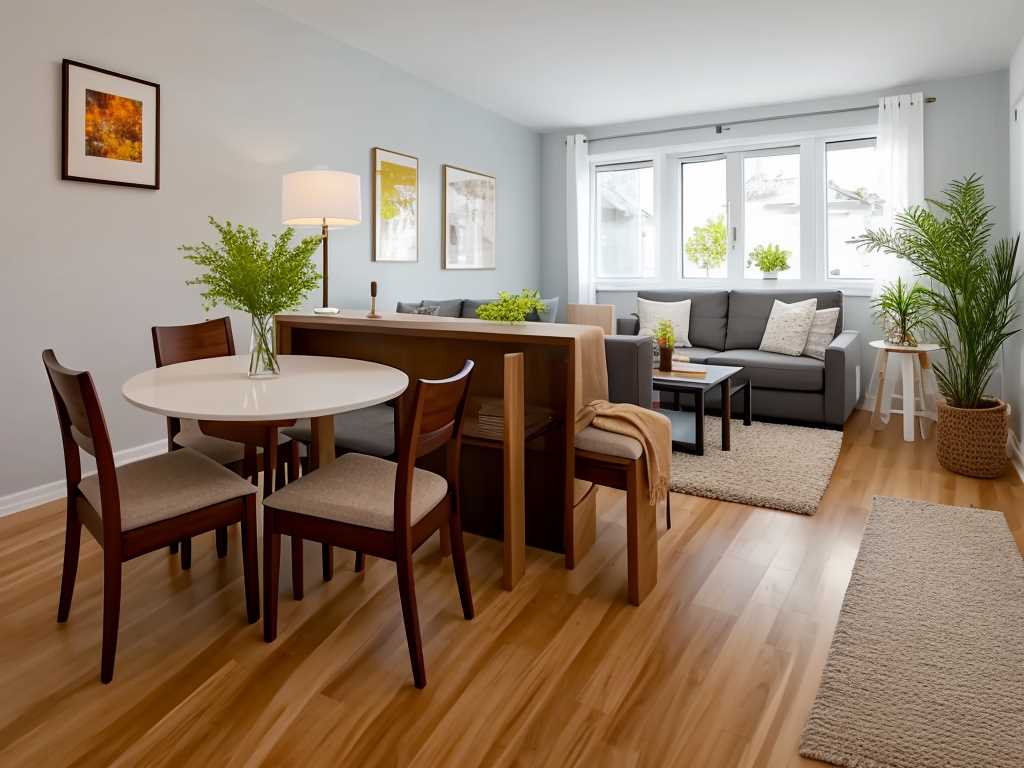 Dining Table in a Small Living Room