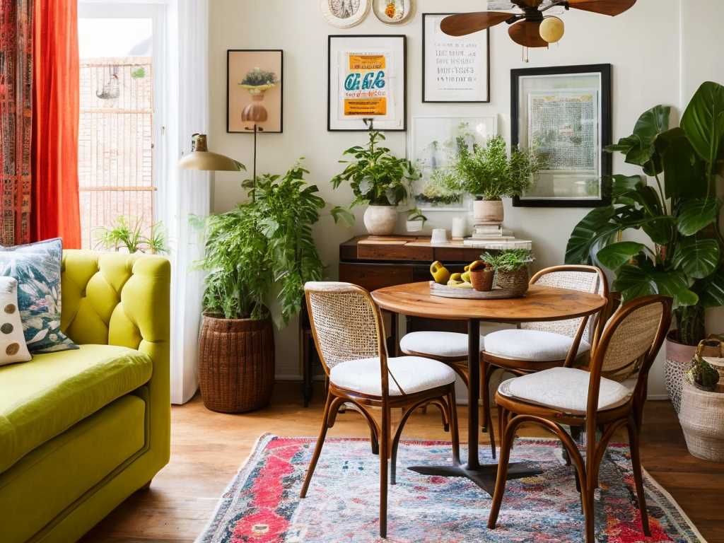 Dining Table in a Small Living Room