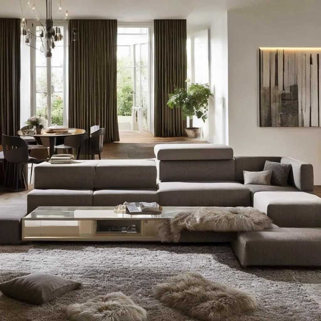 Float a Sofa in a Living Room