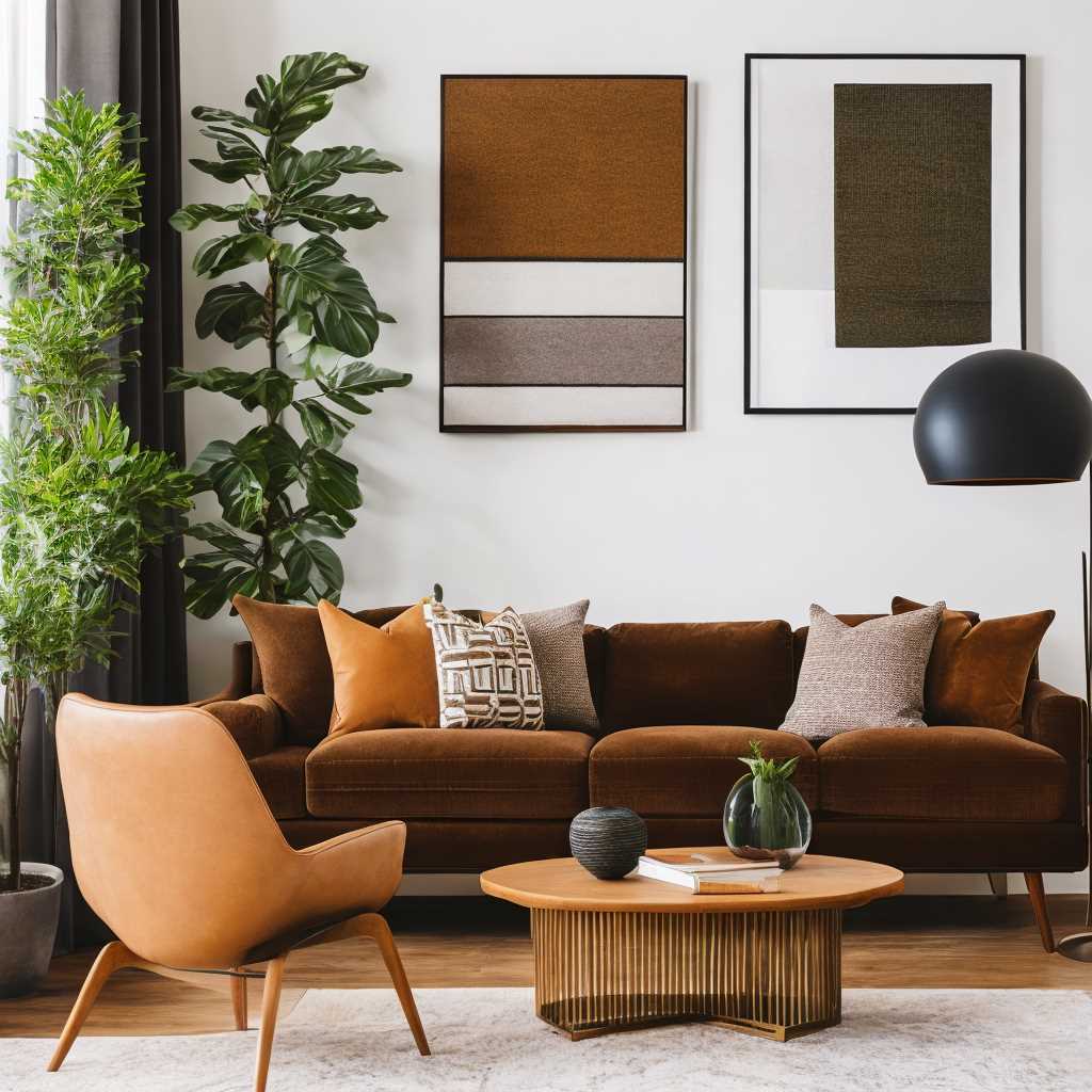 Paint Color for Living Room With a Brown Couch