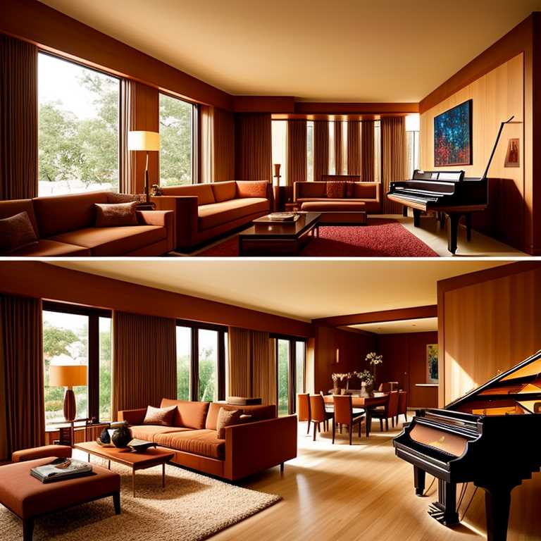 Piano In a Living Room