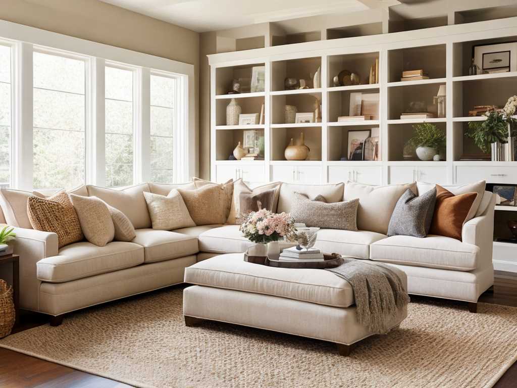 Sectional Sofa in Living Room