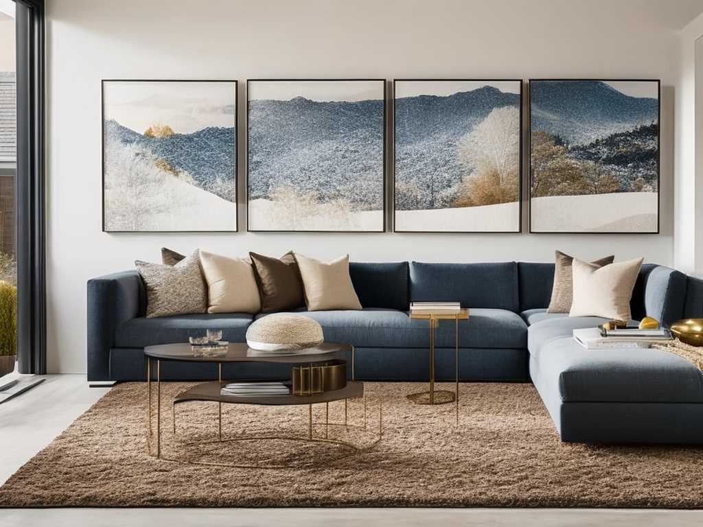 Sectional Sofa in Living Room