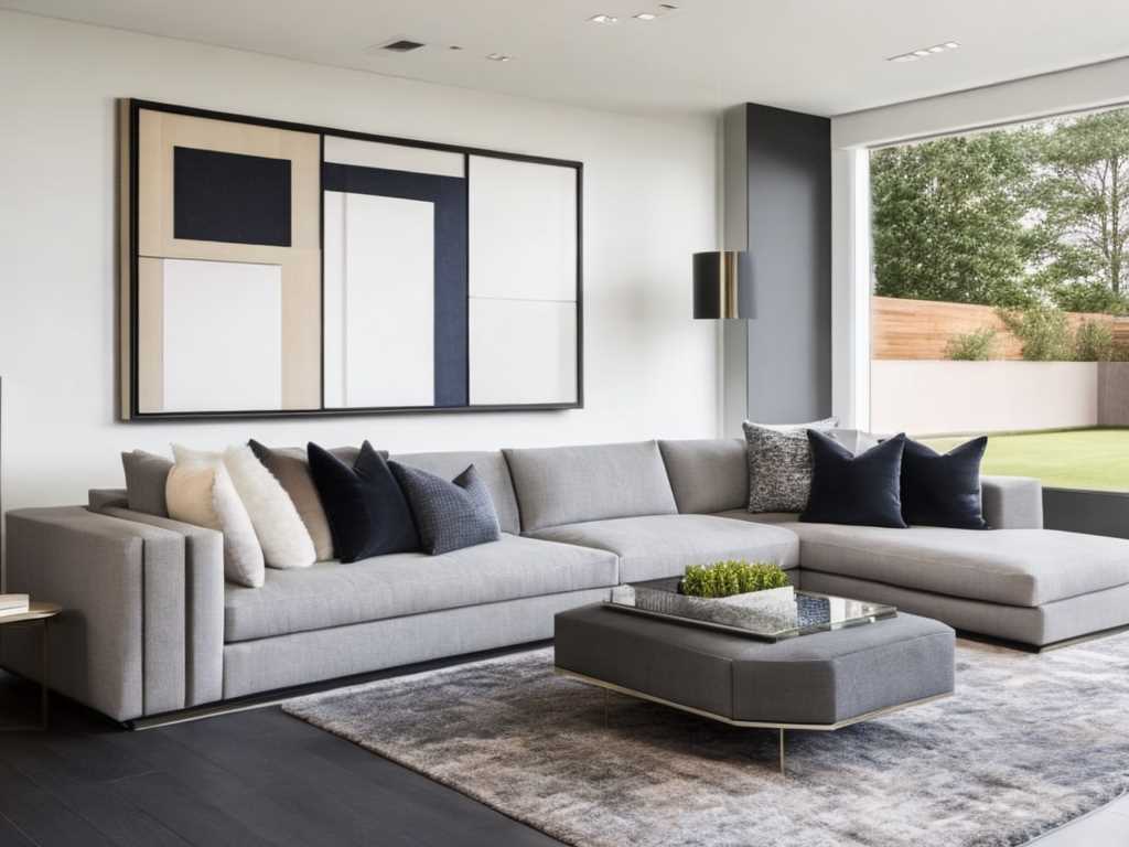 Sectional Sofa in Living Room