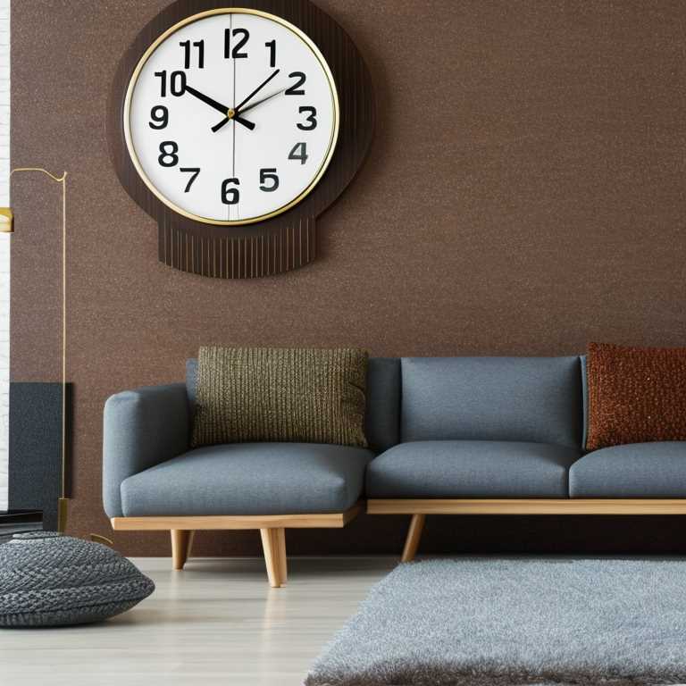 Wall Clock in Living Room