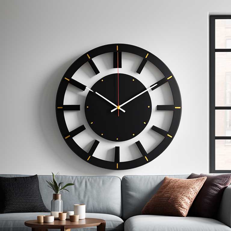 Wall Clock in Living Room