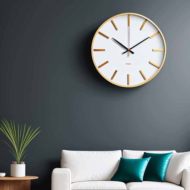 Wall Clock in Living Room